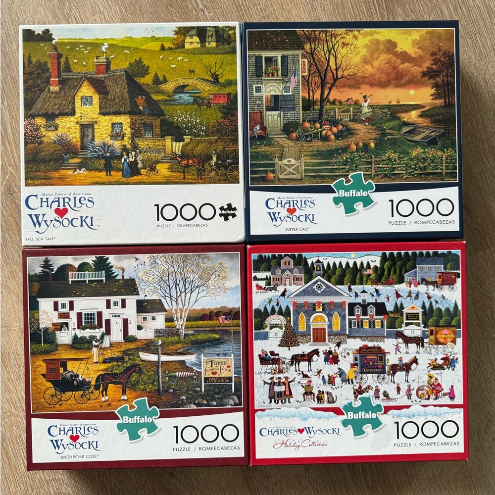[charles wysocki] 1000 piece puzzles (4)